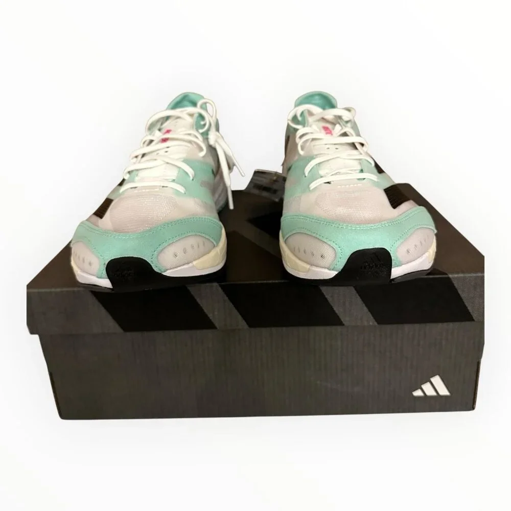 Adidas Adizero Adios 7 M Running Shoes Mint Sneaker Style GV9059 Men Size 10 US - Picture 14 of 16